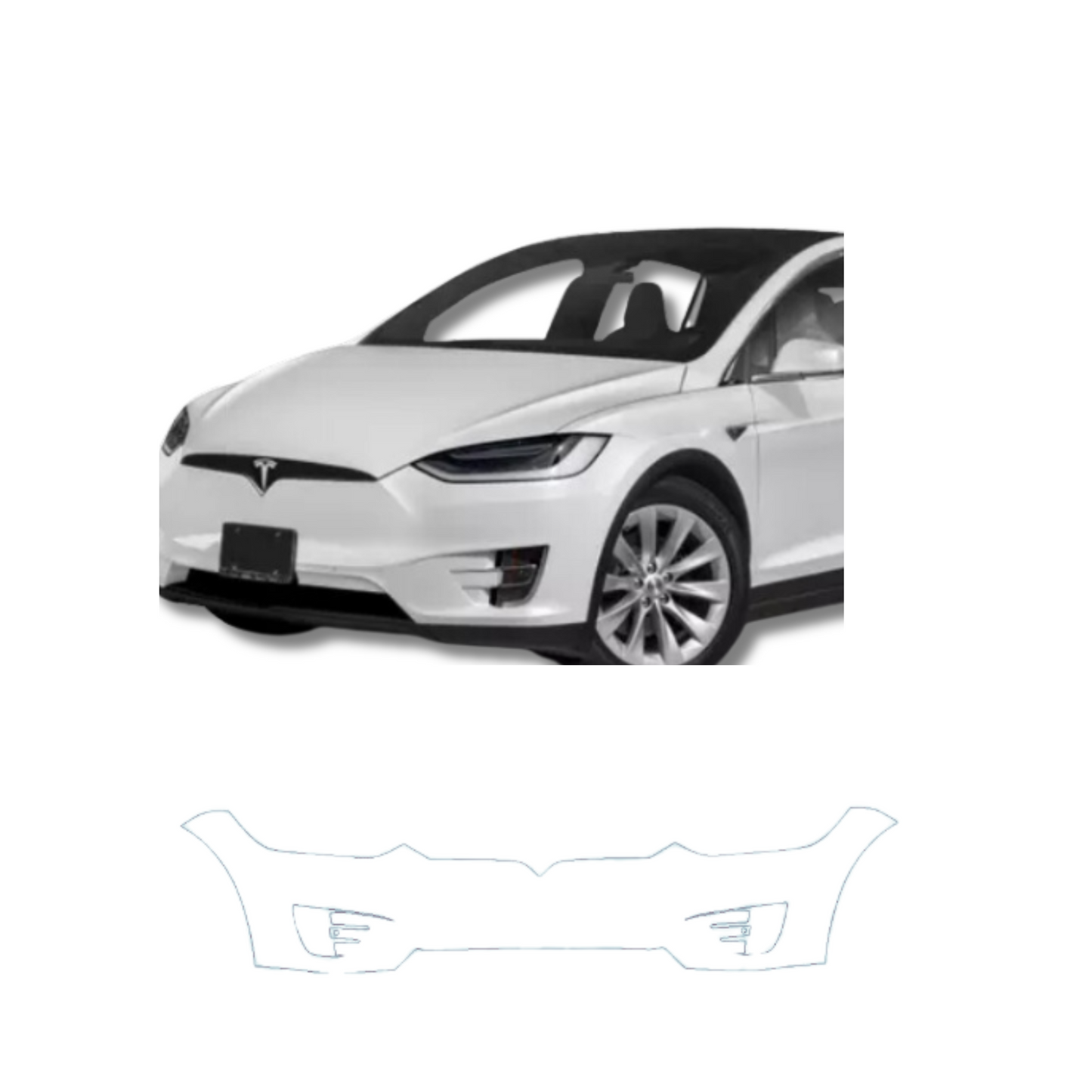 2016-2020 Bumper Paint Protection Film Clear Bra PPF