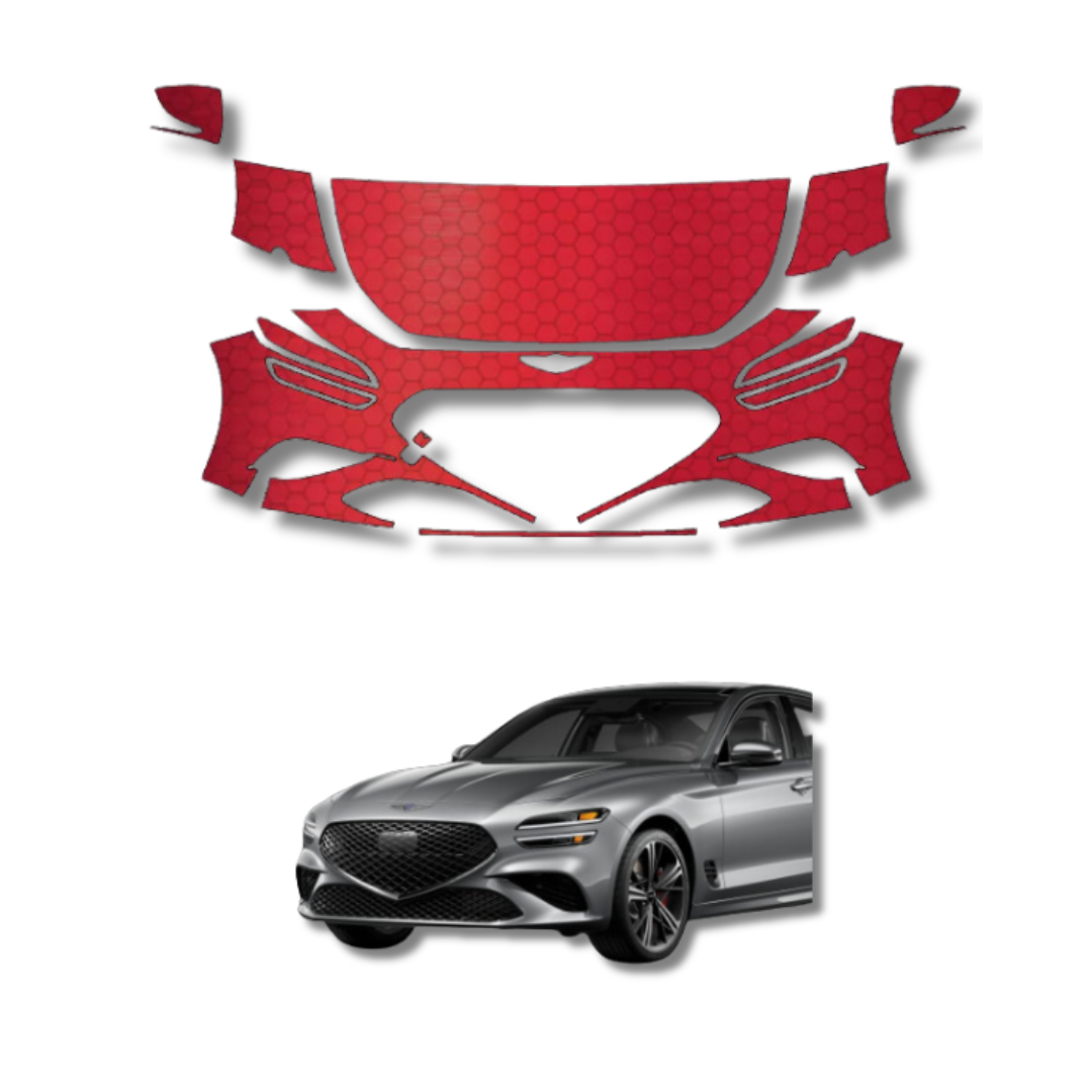 2022-2024 Genesis G70 Pre-Cut Paint Protection Film Clear Bra PPF