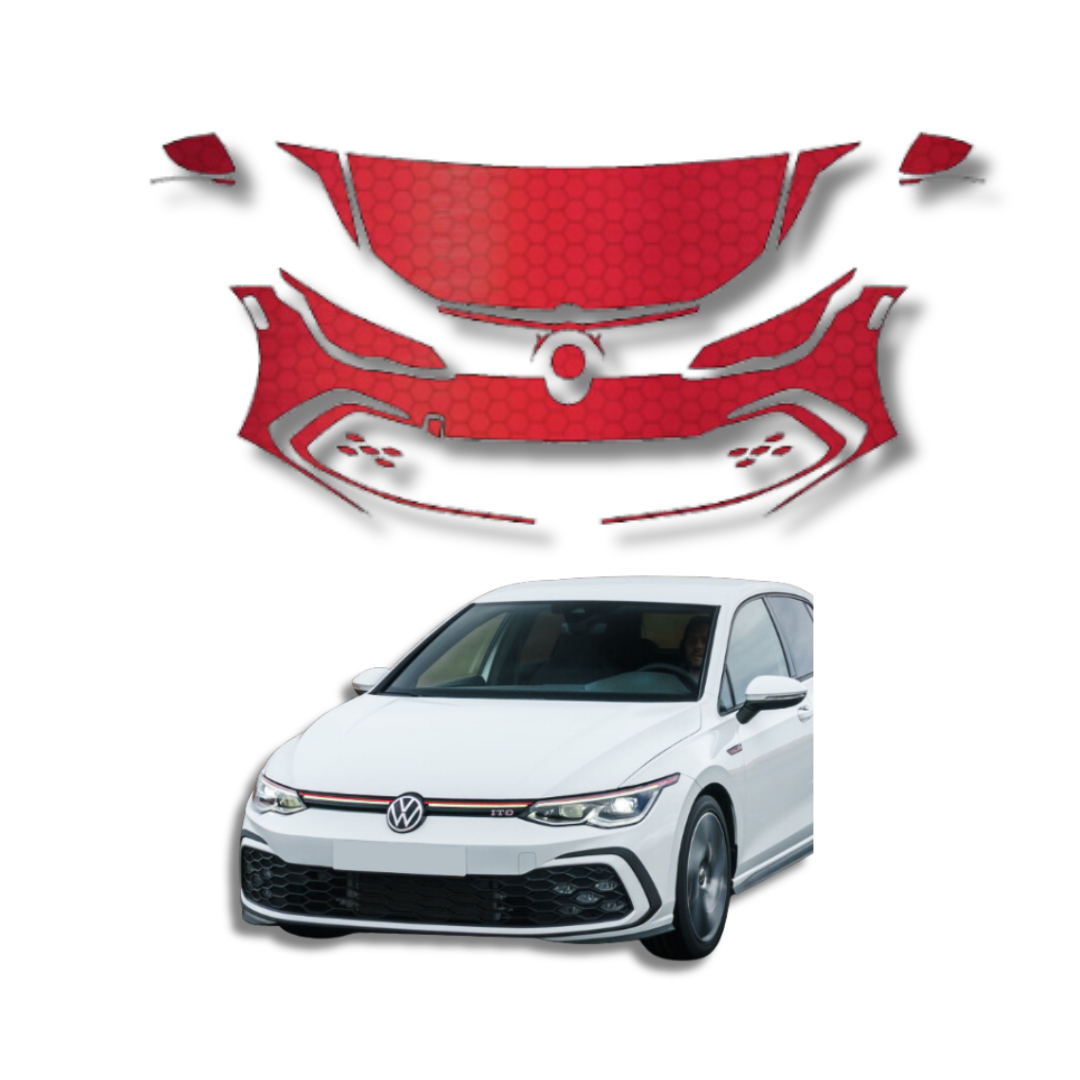2022-2024 Volkswagen Golf GTI Pre-Cut Paint Protection Film Clear Bra PPF